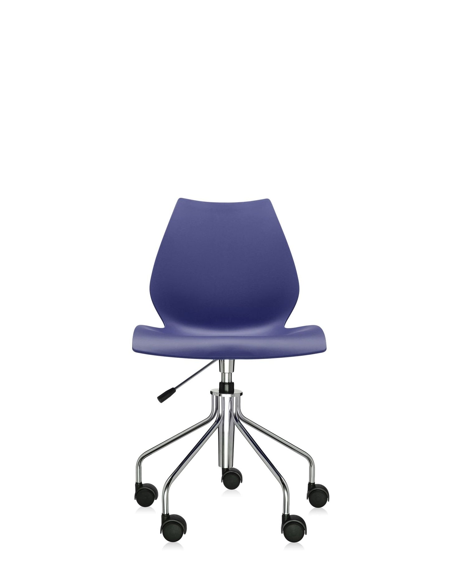 Kartell 2878/3M Maui Swivel Chair by Vico Magistretti, Pack of 1, Matte Navy Blue