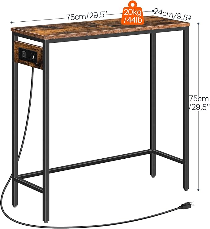 HOOBRO Narrow Console Table