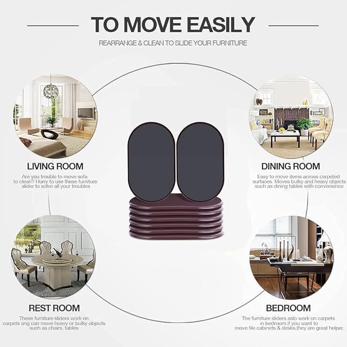 Reusable Large Furniture Sliders