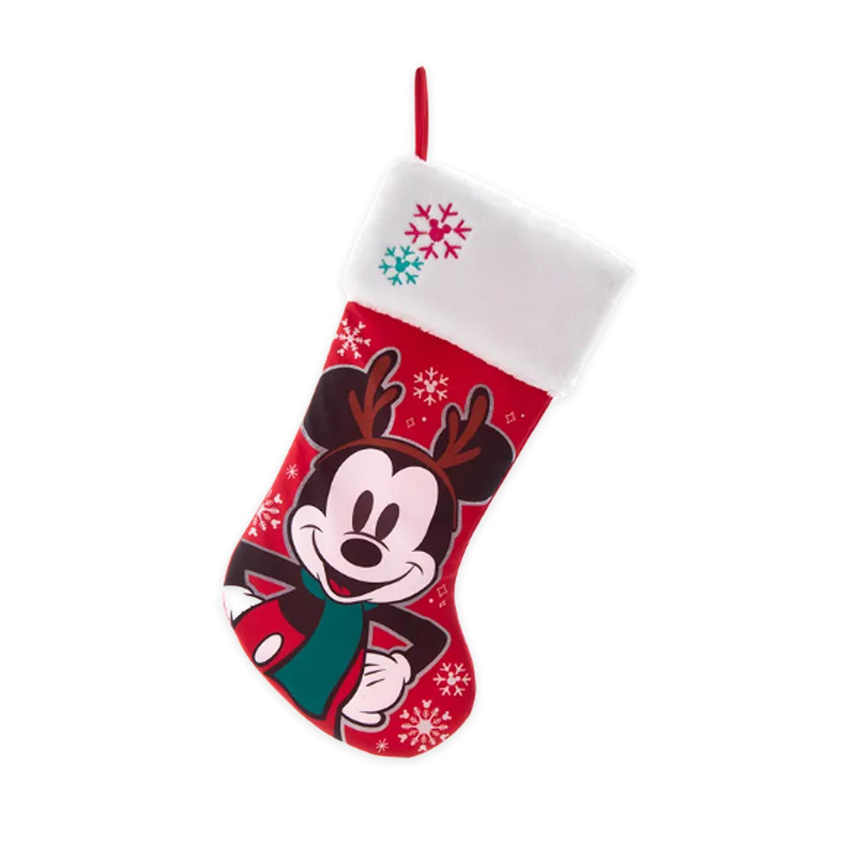 Disney Kurt Adler 19 Inch Mickey Embroidered Cuff Stocking