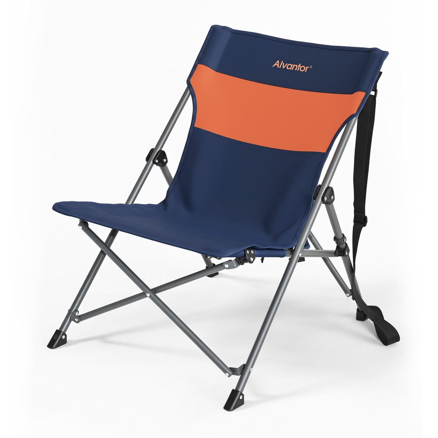 Alvantor® Camping Chair, High Back Folding Beach Chair Breathable for Outdoor, Ergonomic Backrest, Easy Use Portable Lawn Chair Seat for Travel, Fishing, Pinic, Sports Events, 20"x28"x28"
