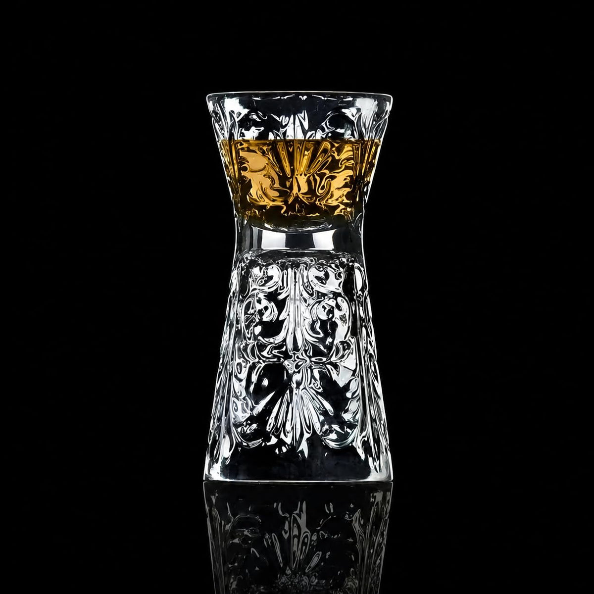 1930s Paris Crystal Double-Sided Cocktail Jigger (Gift Box)