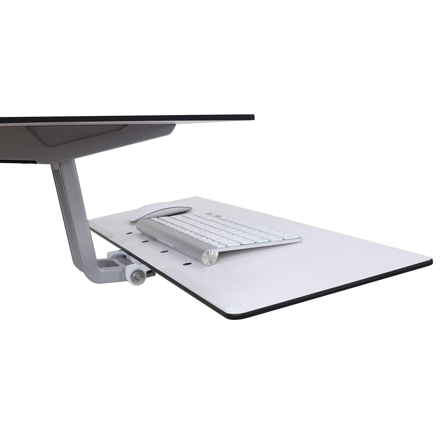 Ergotron – WorkFit-S LD Single Monitor Standing Desk Converter, Sit-Stand Workstation for Tabletops – 6 to 16 lbs, White