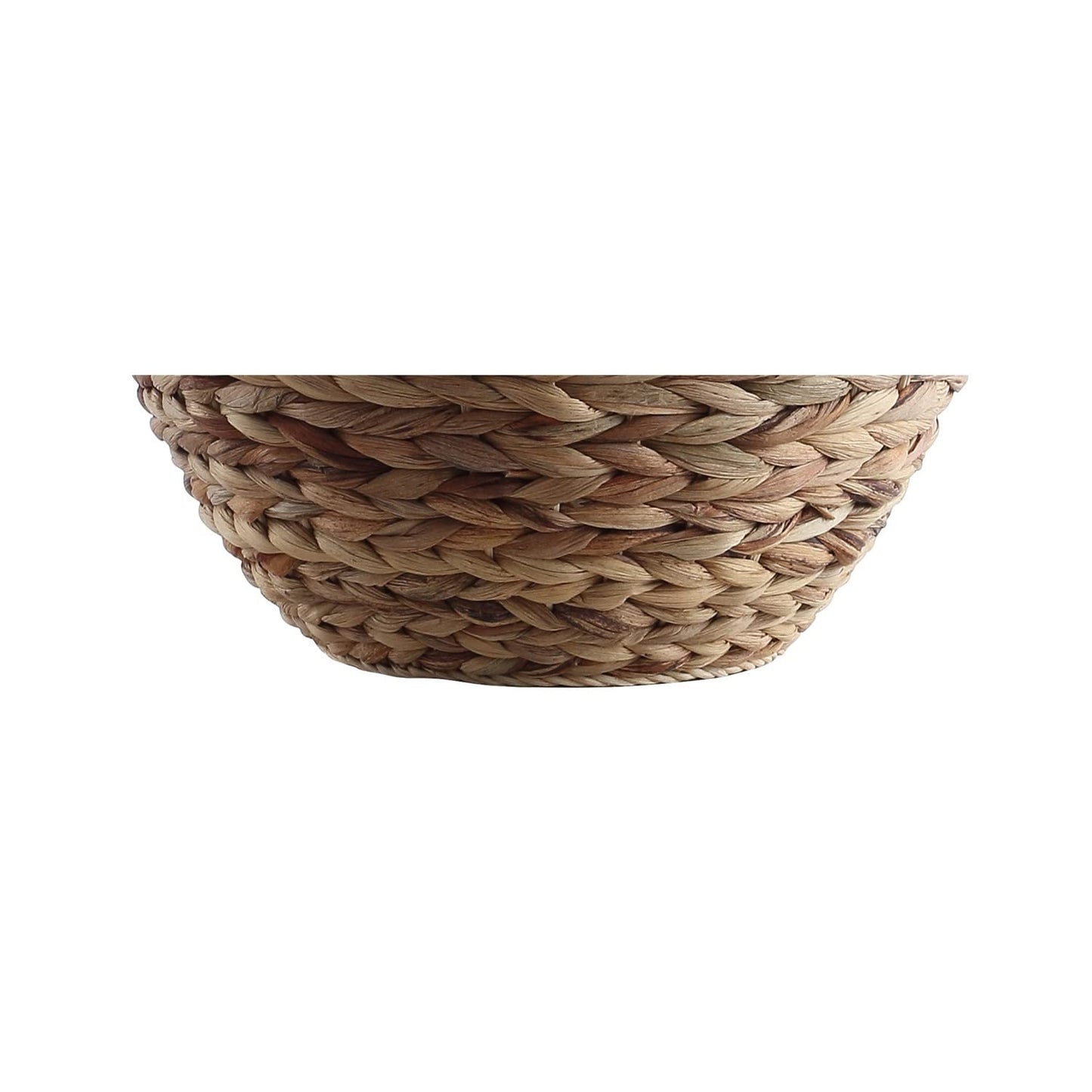 JONATHAN Y 24.5" Natural Water Hyacinth Farmhouse Basket Table Lamp, Coastal Decor for Living Room Bedroom Nightstand, Light Gray Linen Shade, LED Bulb Included JYL6501A