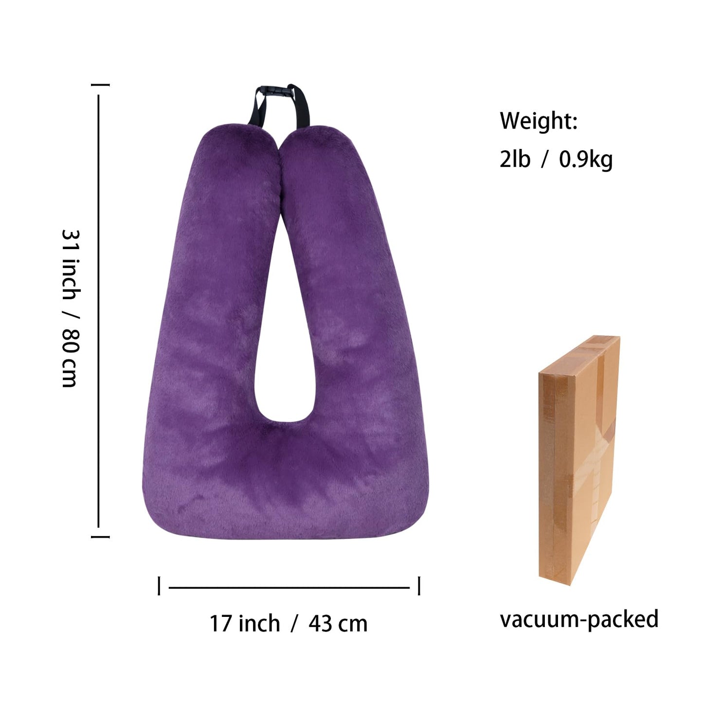 Atablyn Travel Pillows for Car Back Seat U Shaped Travel Pillow Cushion Car Pillow for Family Sleeping Airplane Adults and Children Head Neck and Body Support Long Distance Journey Accessories