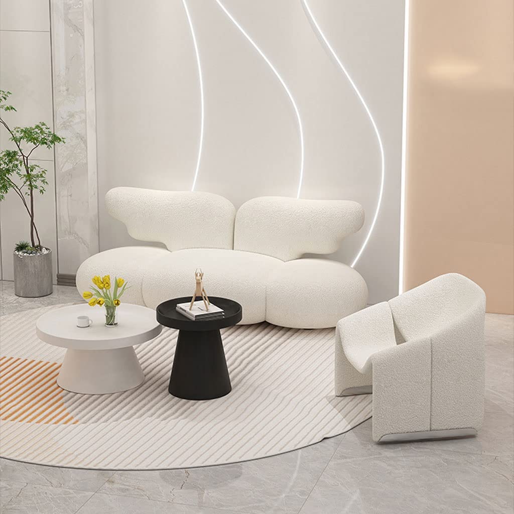 Sofas and Layers Nordic Modern Sofa Chair, Indoor Back Chair, Home Leisure Sofa Chair, Hotel Reception Chair, Simple Lazy Leisure Chair for Living Room Corner Chair Bedroom Living Room Office (Colour