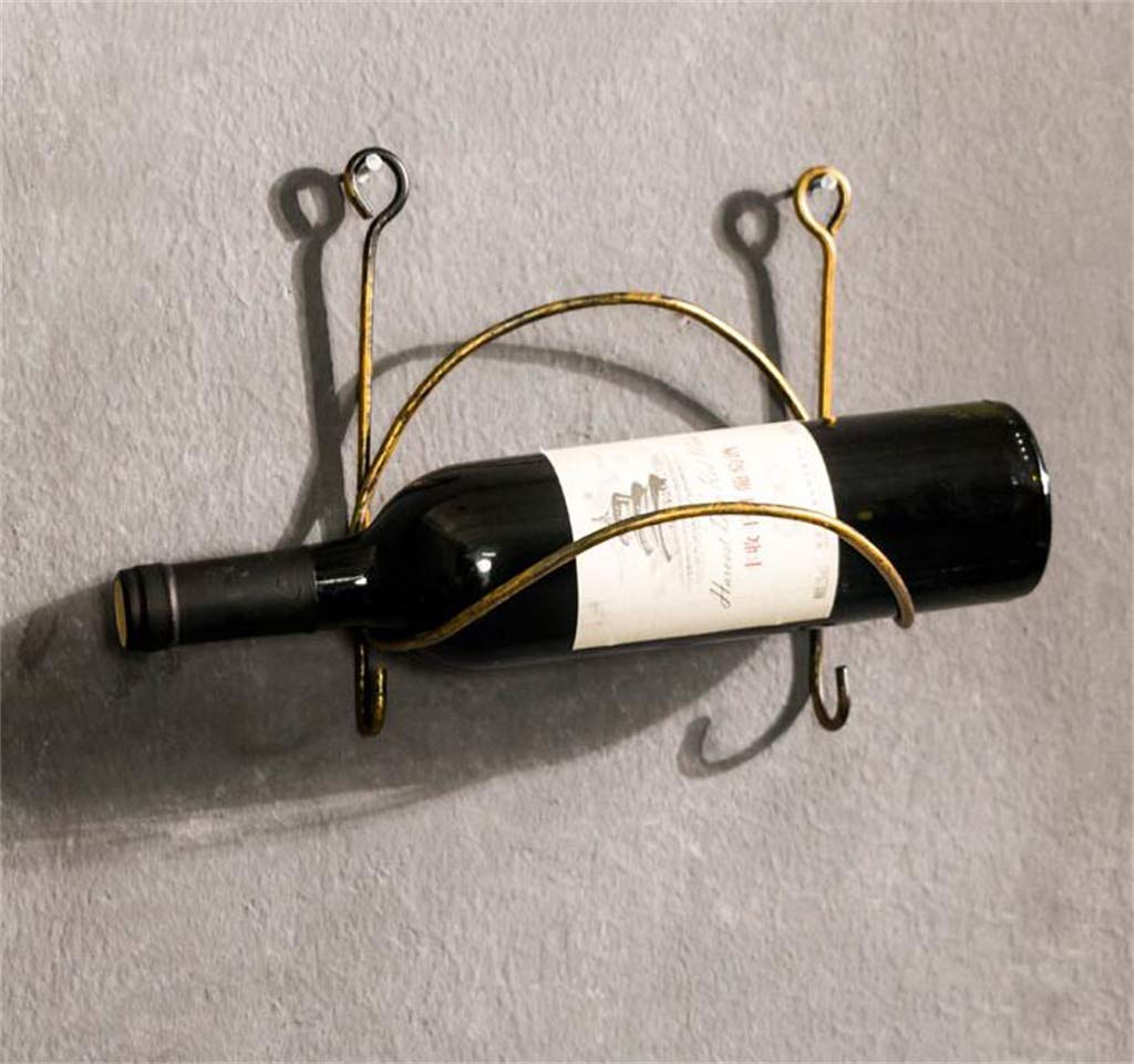 Single Bottle Wine Rack Wall-Mounted Cafe Bar Display Stand Rack