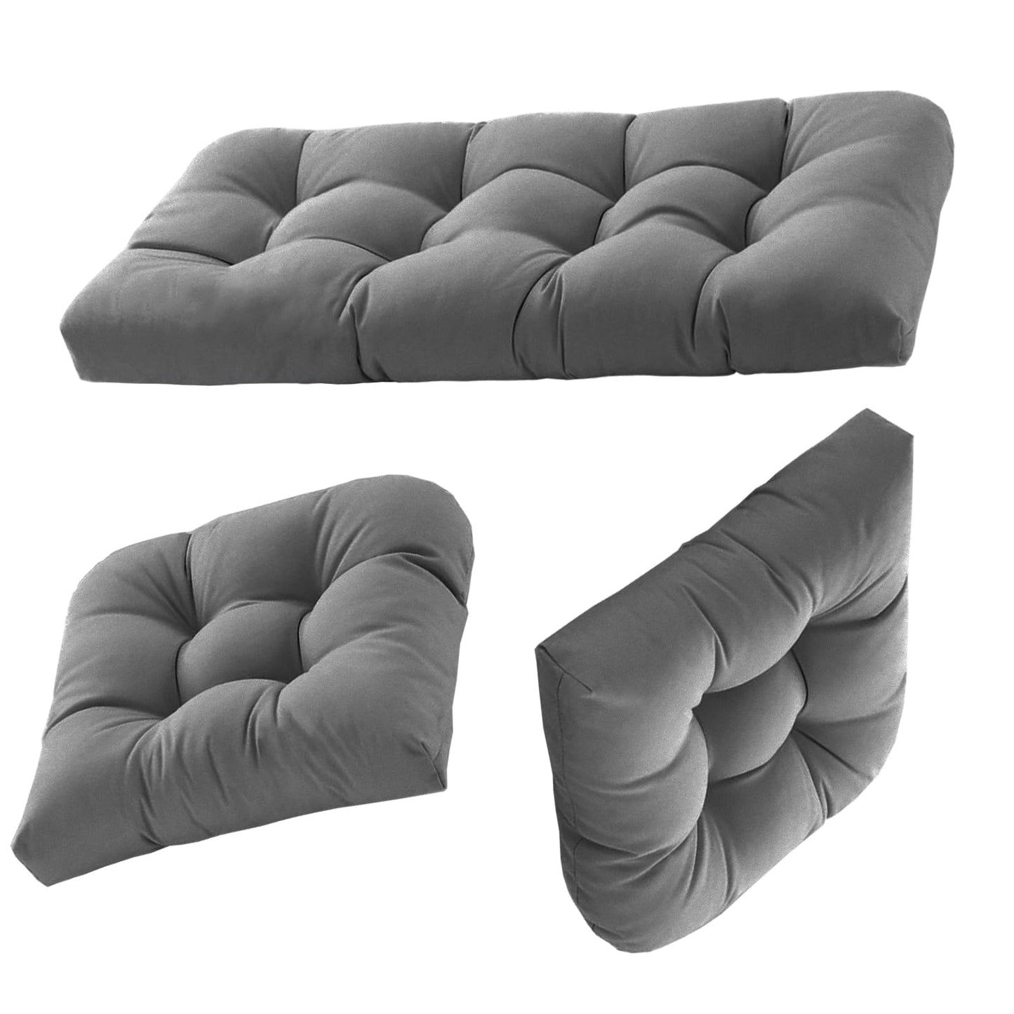 Dizaolive Wicker Chair Cushions for Outdoor Furniture Patio Loveseat Settee Bench Cushions 19x19