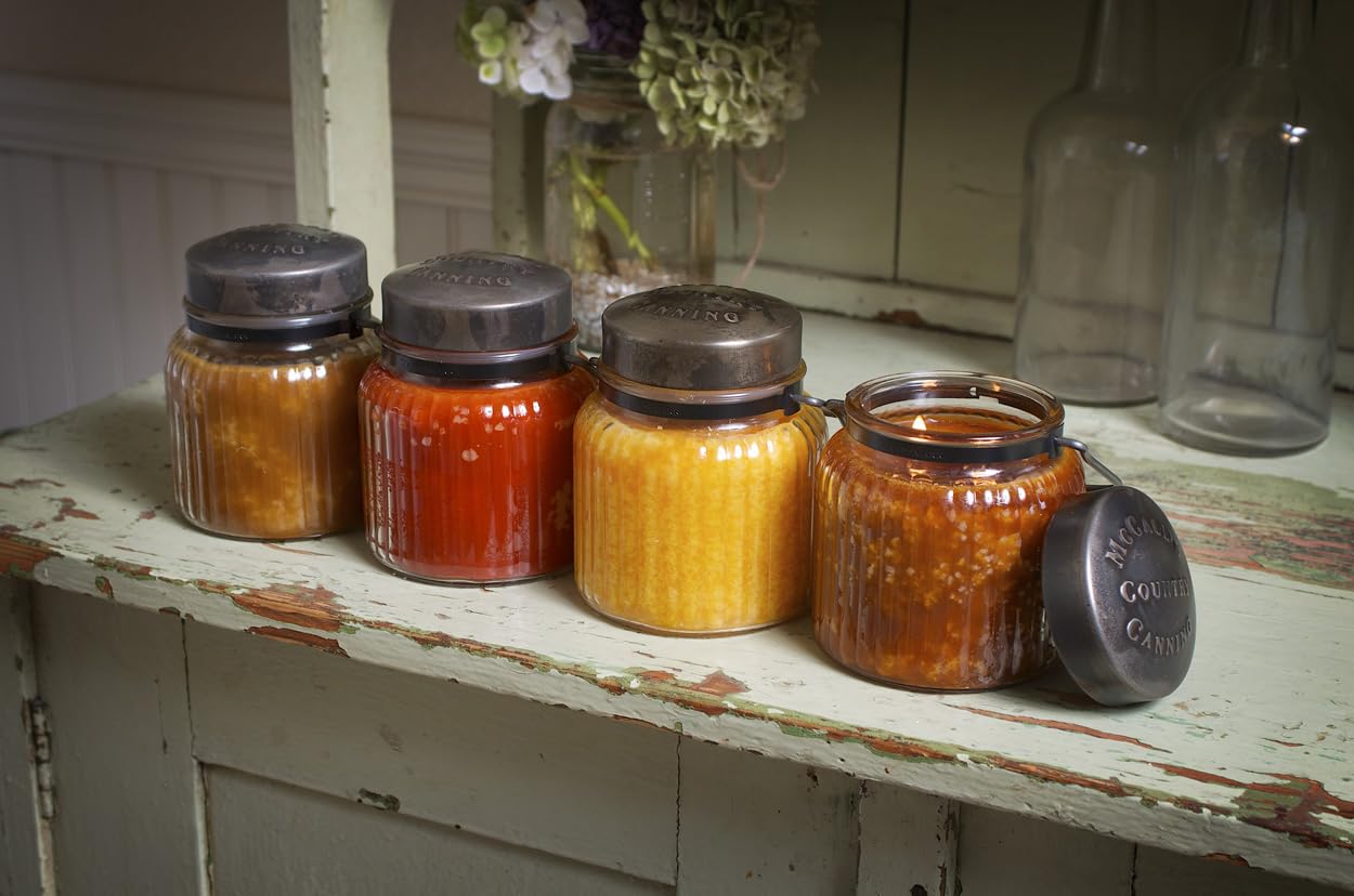 McCall’s Candles | Sunrise Cinnamon Bun | 18 oz Scented Candle | Indulgence Collection | USA-Poured | Double Wick | Grooved Jar with Carrying Handle | Cinnamon Sugar & Maple Fragrance