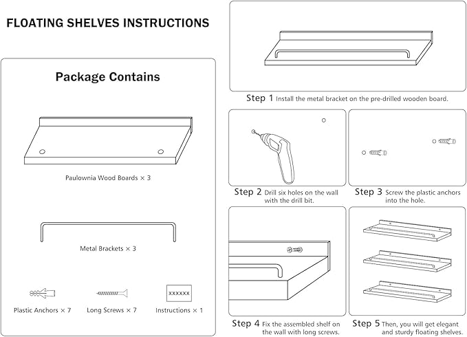 RYOFOBETTO Pink and White Floating Shelves, Kawaii Room Decor Wall Shelves