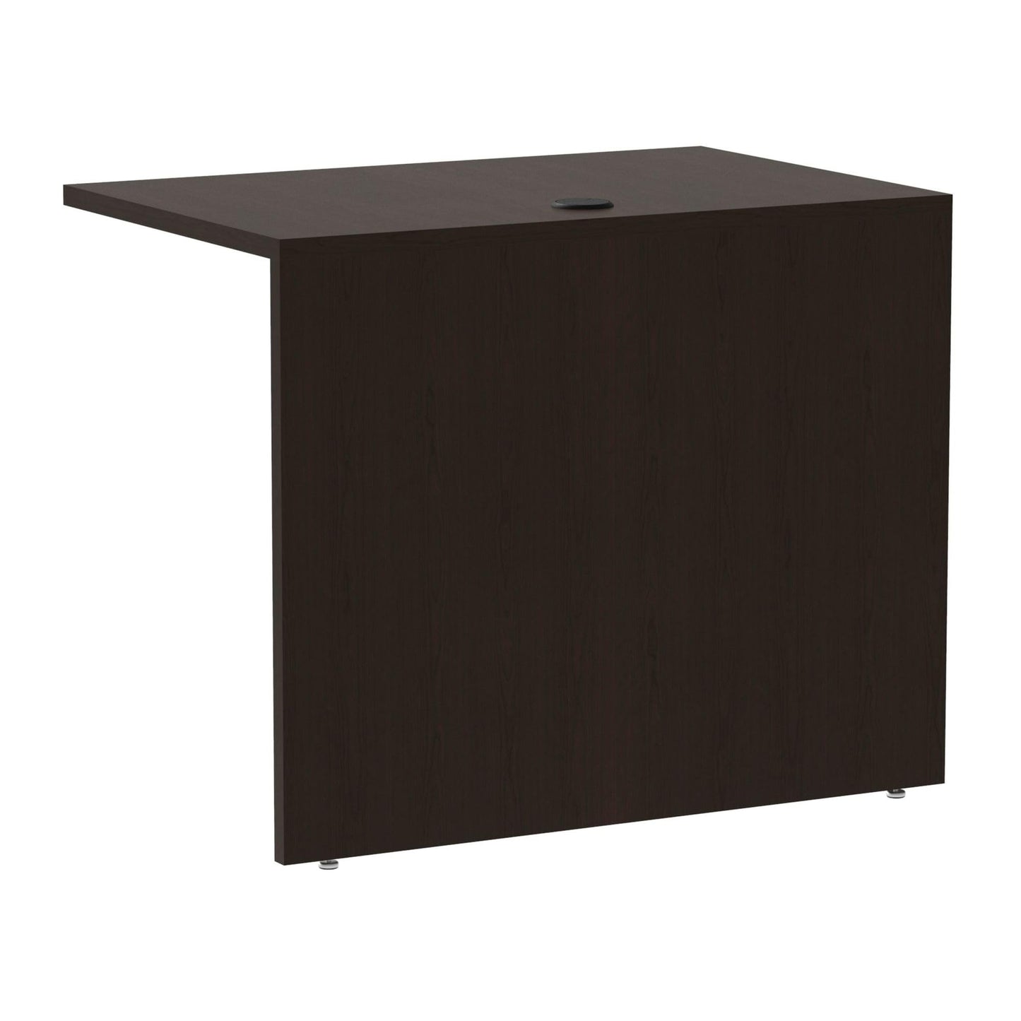 Alera Valencia Series Reversible Return/Bridge Shell, 35w x 23 5/8d x 29 1/2h, Espresso