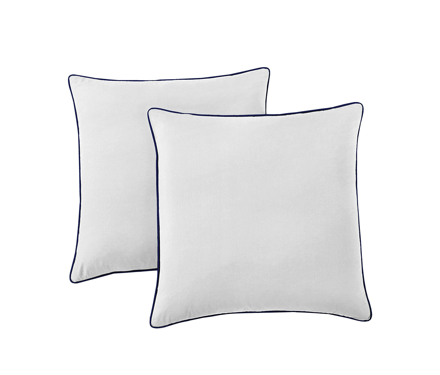 Chezmoi Collection Loft 8-Piece Luxury Striped Comforter Set (Full, Navy/Gray/Blue)