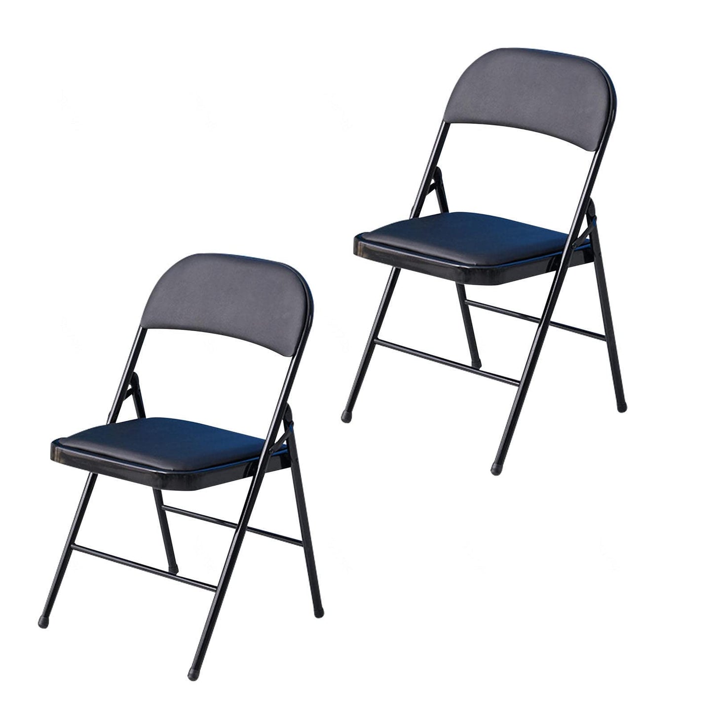 GOOBIX Folding Fold Up Chair,Folding Desk and Chair,Portable Stackable Commercial Seat for Meeting, Conference, Reception, Training Room & Home Office Desk Folding Chairs,H