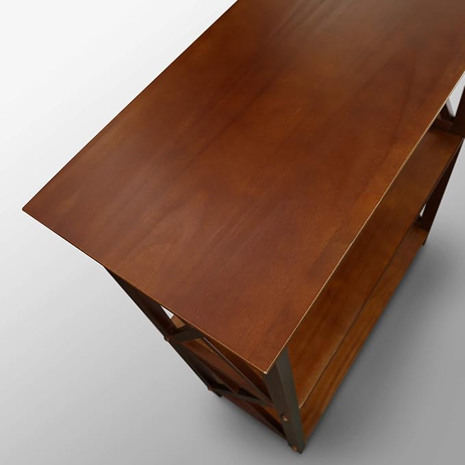 Montego 3-Shelf Bookcase-Walnut