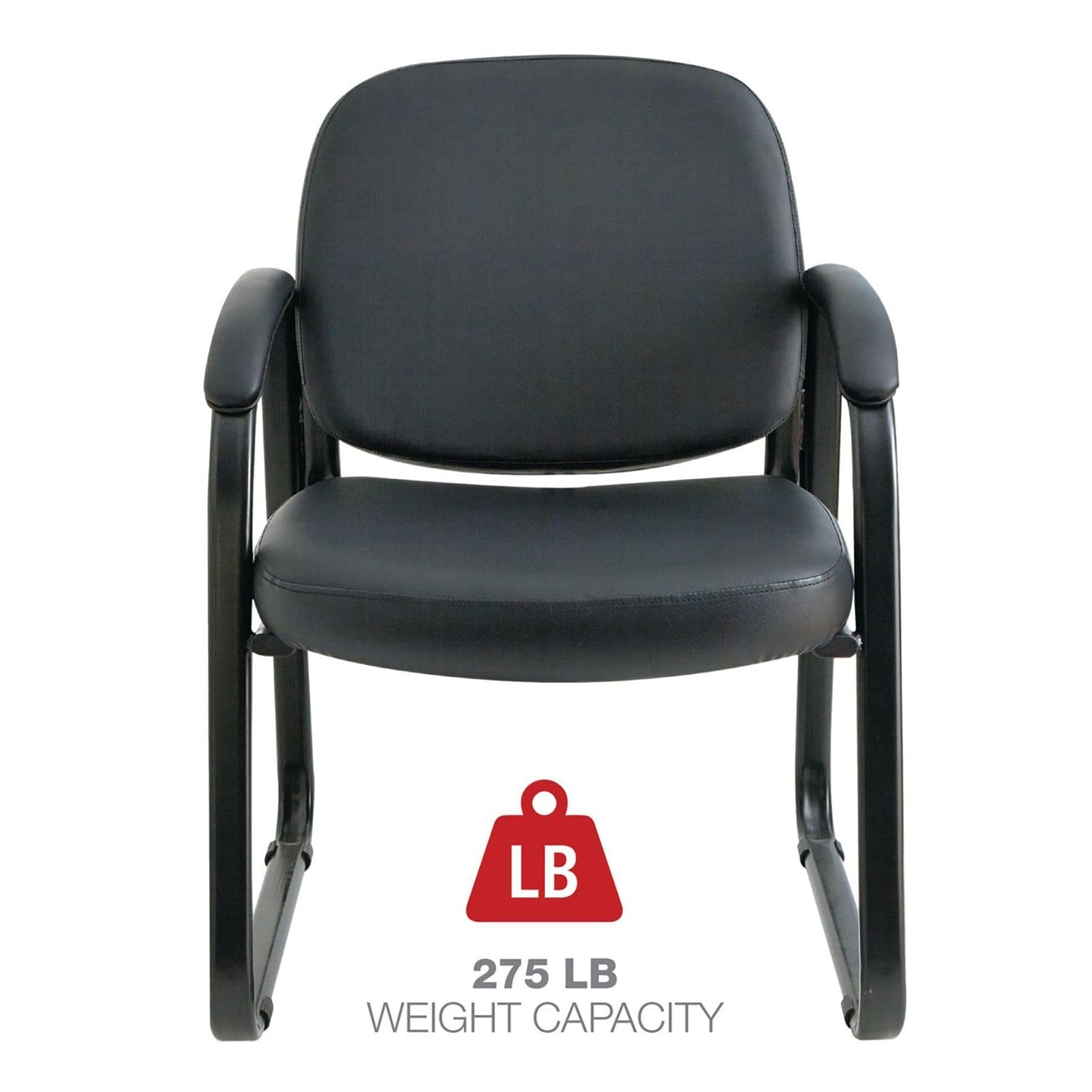 ALERL43C16 - Alera Genaro Series Half-Back Sled Base Guest Chair