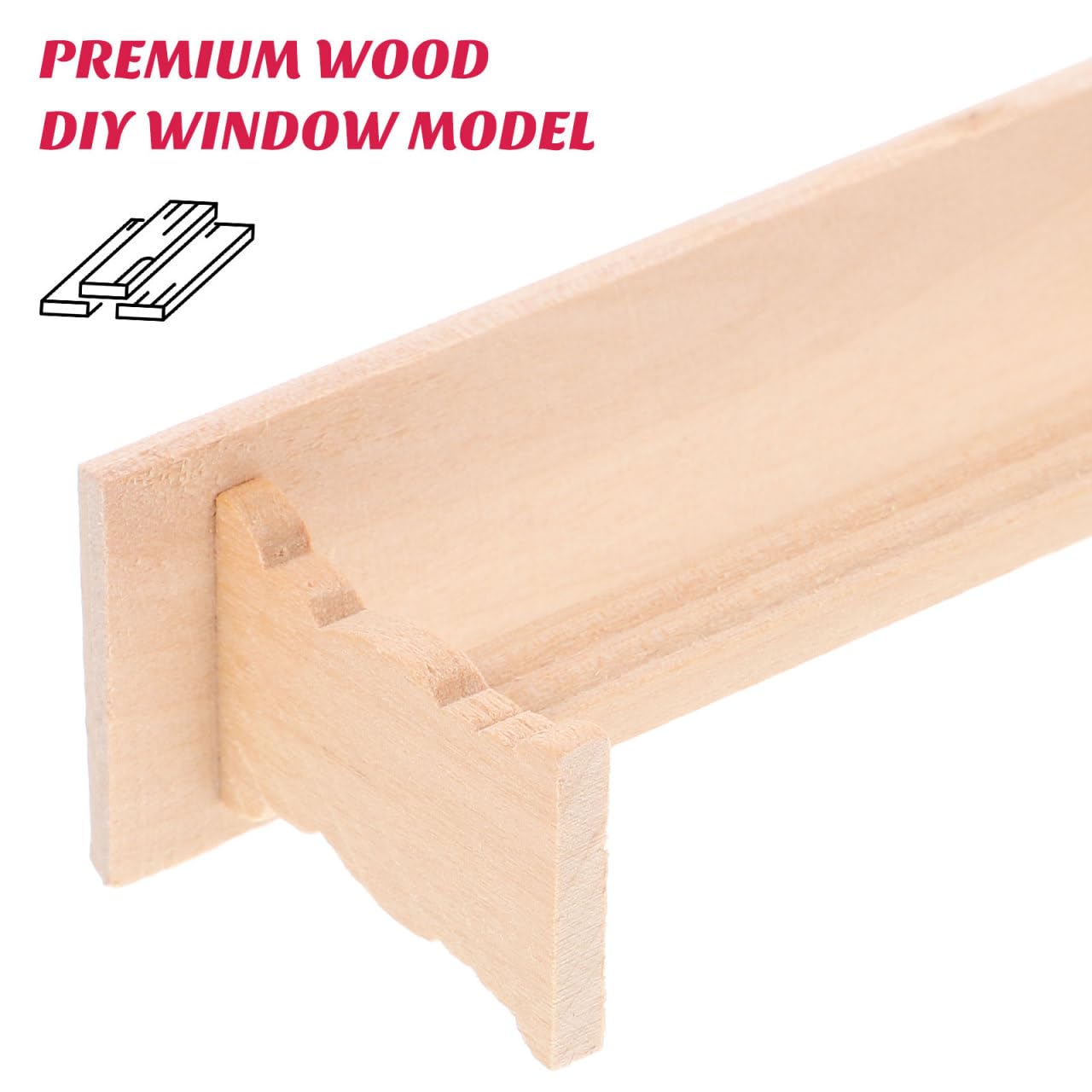 KESYOO Mini Wooden Bench Dollhouse Furniture Wooden Miniature Storage Bench for House Decor Accessory for Mini House and Landscape