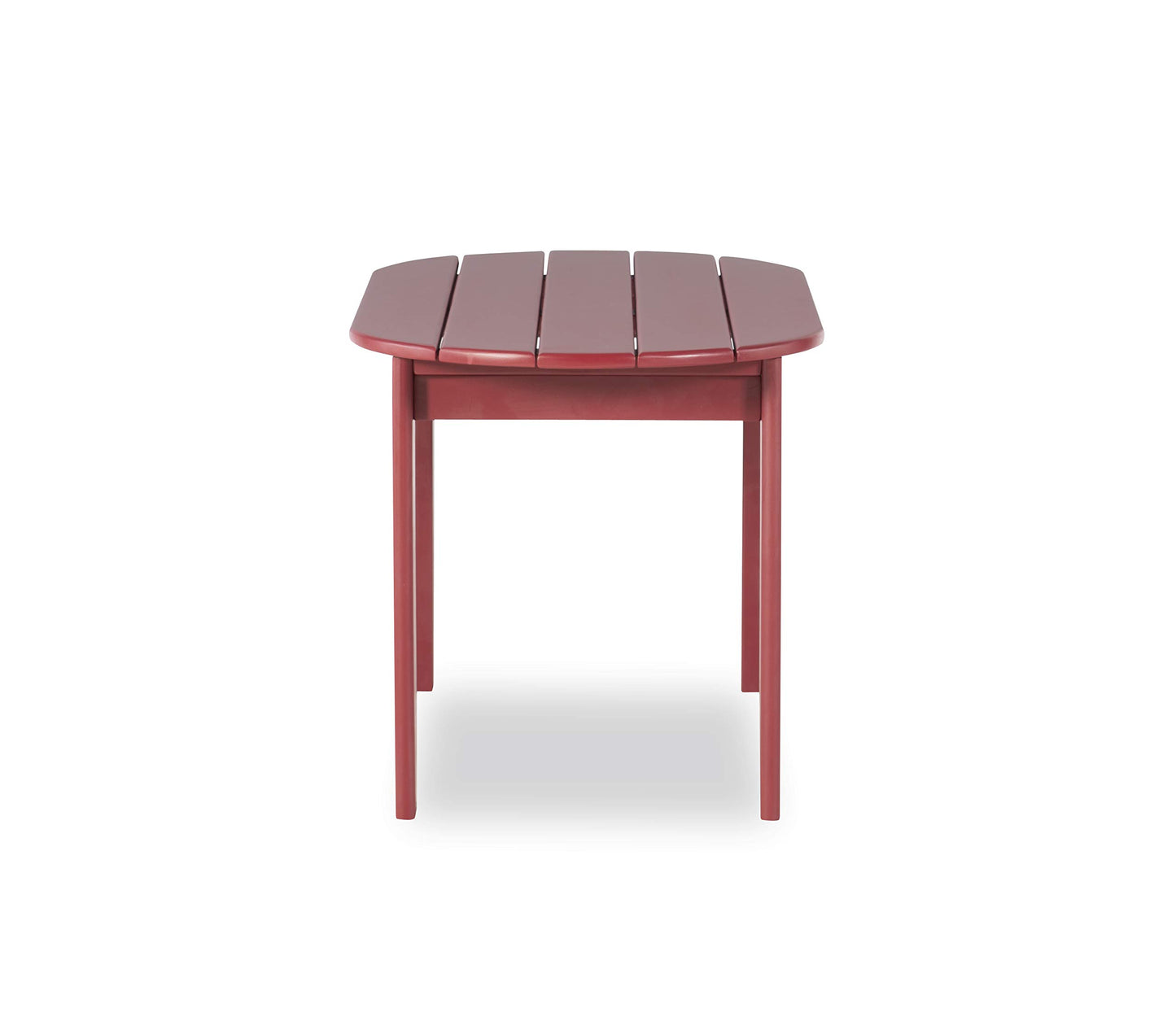 Linon Jayde Adirondack Coffee Table, Red, 21.06D x 38.39W x 3.94H in