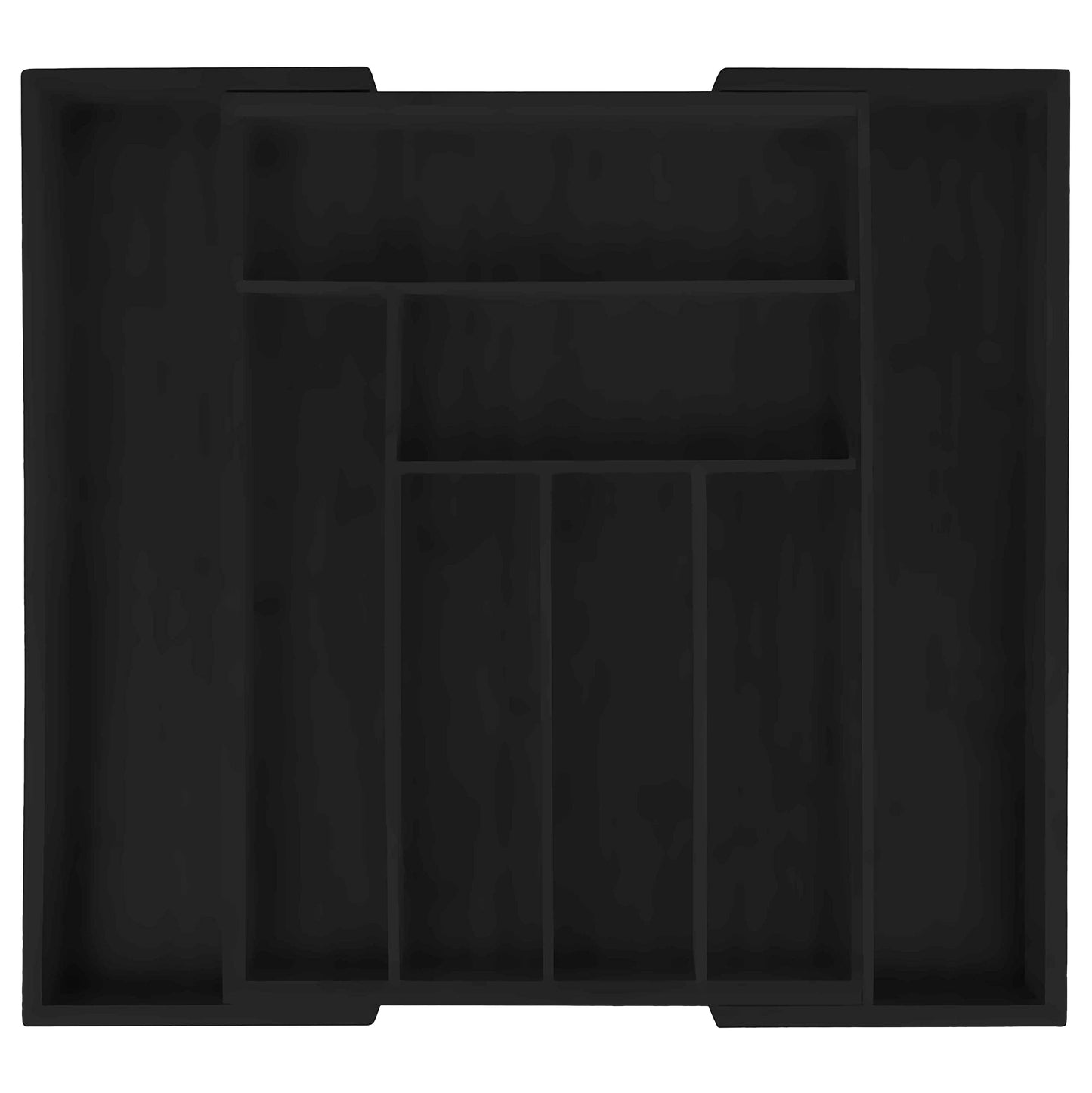 Masirs Expandable Bamboo Kitchen Drawer Organizer - Adjusts to Fit Drawer Size, Ideal for Silverware, Utensils, and Office Supplies, Durable Bamboo Construction