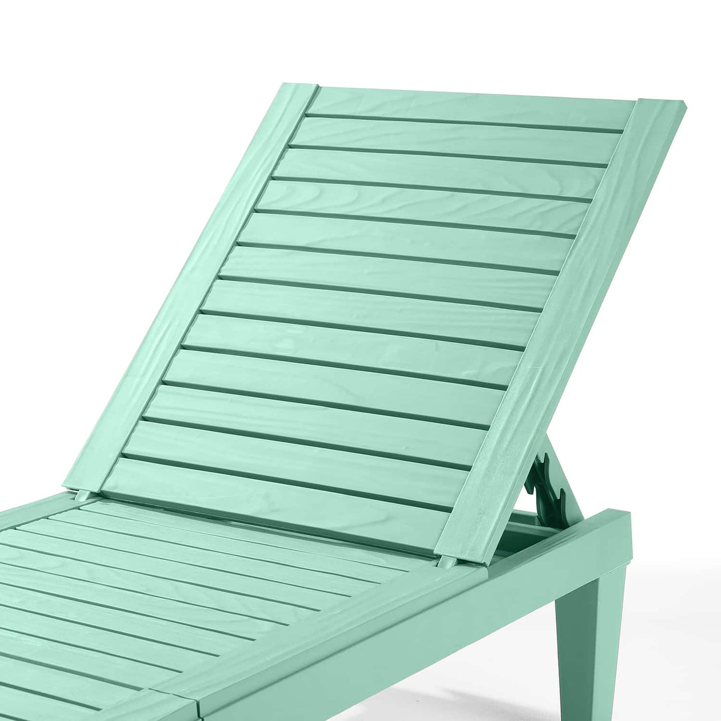 Nestl Sun Tanning Chair - Sage Green Chaise Lounge Chair Outdoor, Lightweight Pool Lounge Chairs Set of 2, Adjustable 5-Position Reclining Lawn Chair, Waterproof Beach Outdoor Lounge Chairs
