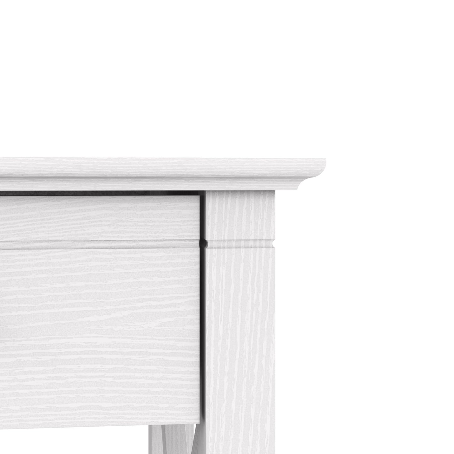 Bush Home Key West 48W Writing Desk in Pure White Oak