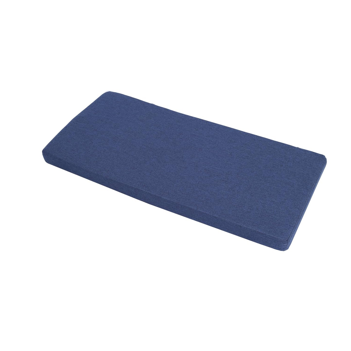 Barpoullar 60x16 in Rectangle Bench Cushion for Indoor Furniture Non-Slip Long Dining Seat Pad, Washable Textured Fabric Window Cushions for Entryway Bench, Farmhouse Mudroom Piano Stool, Navy Blue