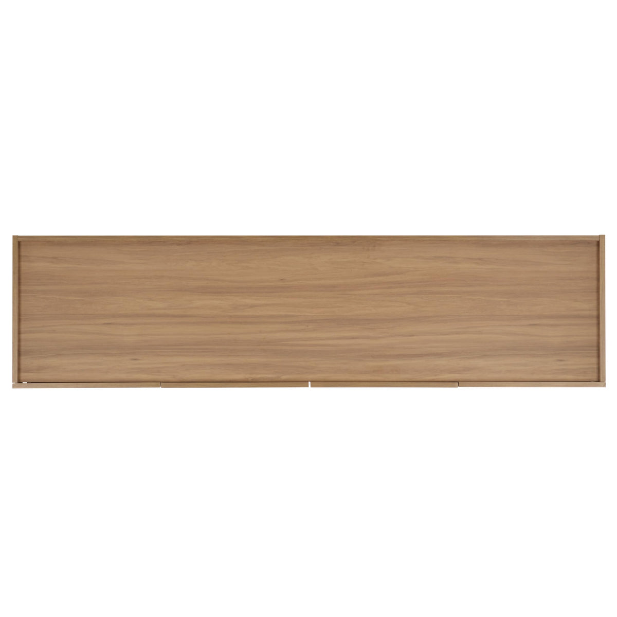 SAFAVIEH Furniture - Takami Media Stand for TVs up to 75" - Oak 4-Door Modern Entertainment Console with Storage Cabinets (MED3604A)