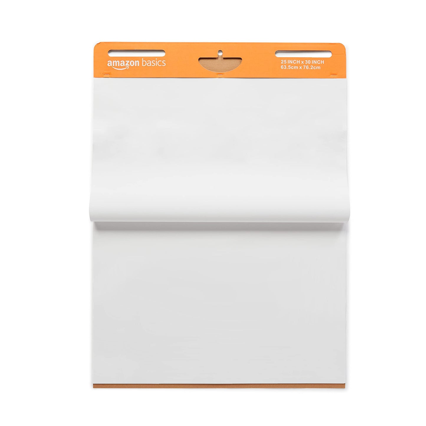 Amazon Basics Sticky Easel Pads for Presentations, Whiteboard-Compatible, 25 x 30 Inch, Rectangular, White, 4-Pack