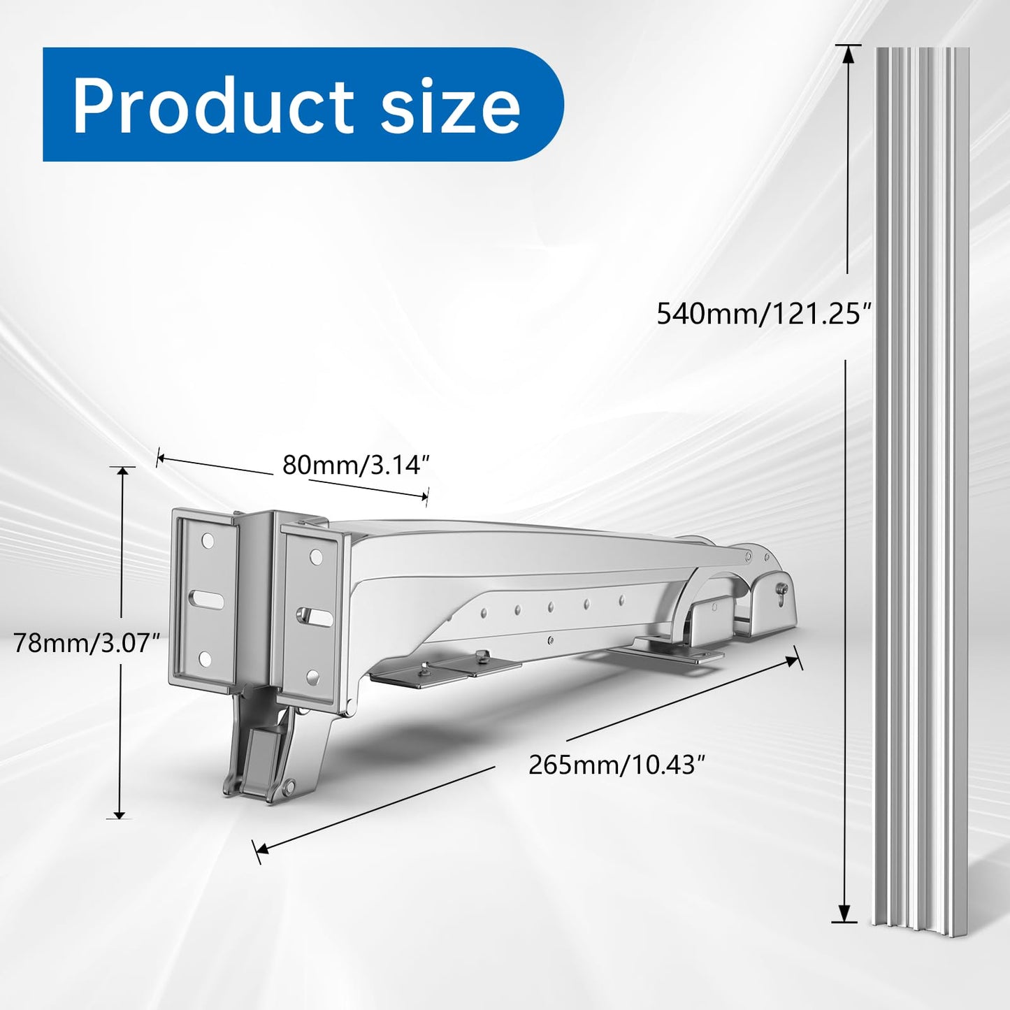 XBLWIN Lateral Opening Door Hinge Set 180° Parallel Opening Cabinet Wardrobe Door Sliding Load-Bearing 15.4lb Heavy Duty Hinge