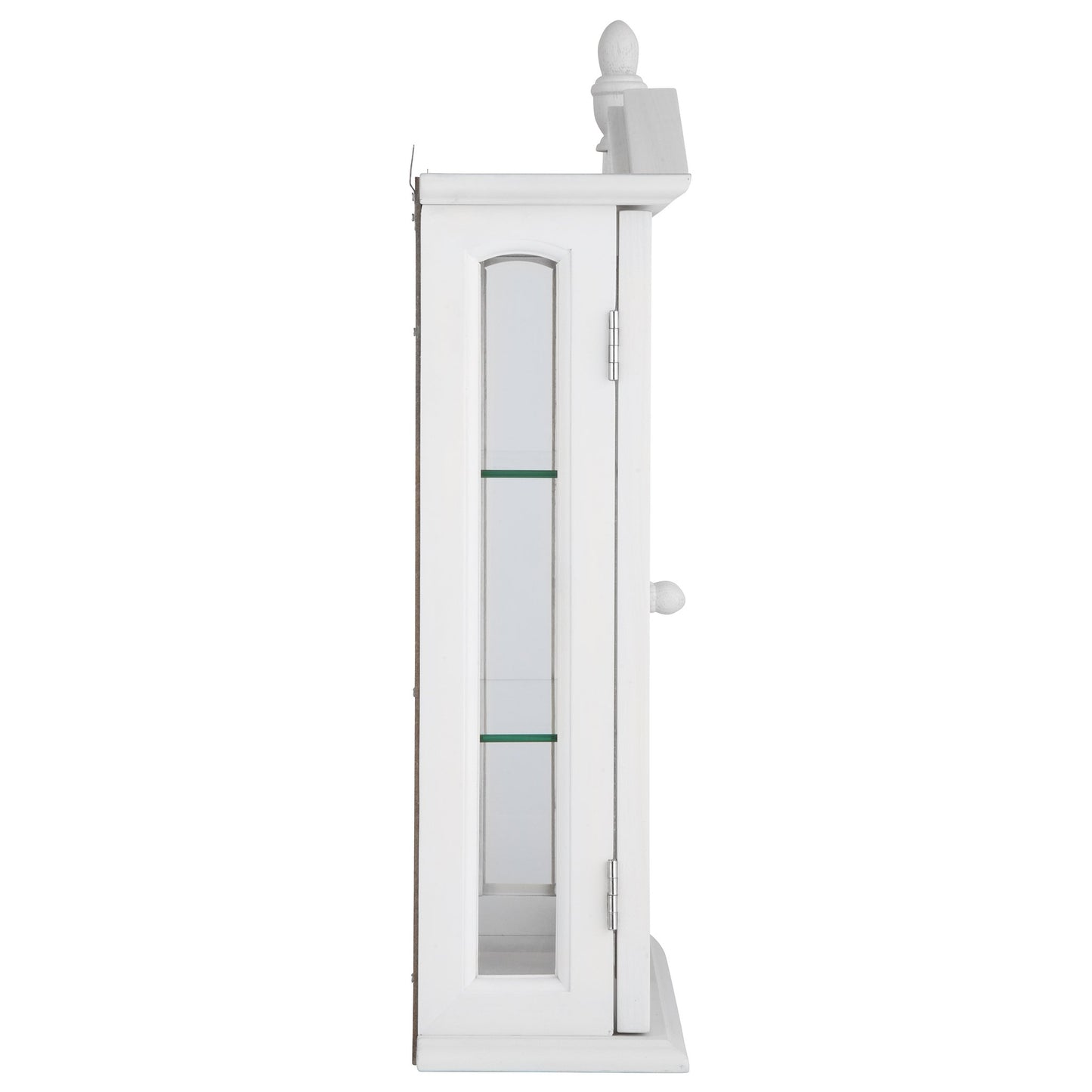 Design Toscano Amesbury Manor Wall Curio Cabinet, Lily White