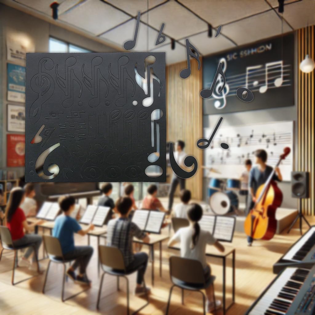 Music Theme Magnetic Music Note Symbol for Whiteboard for Teacher, Education (Set B)