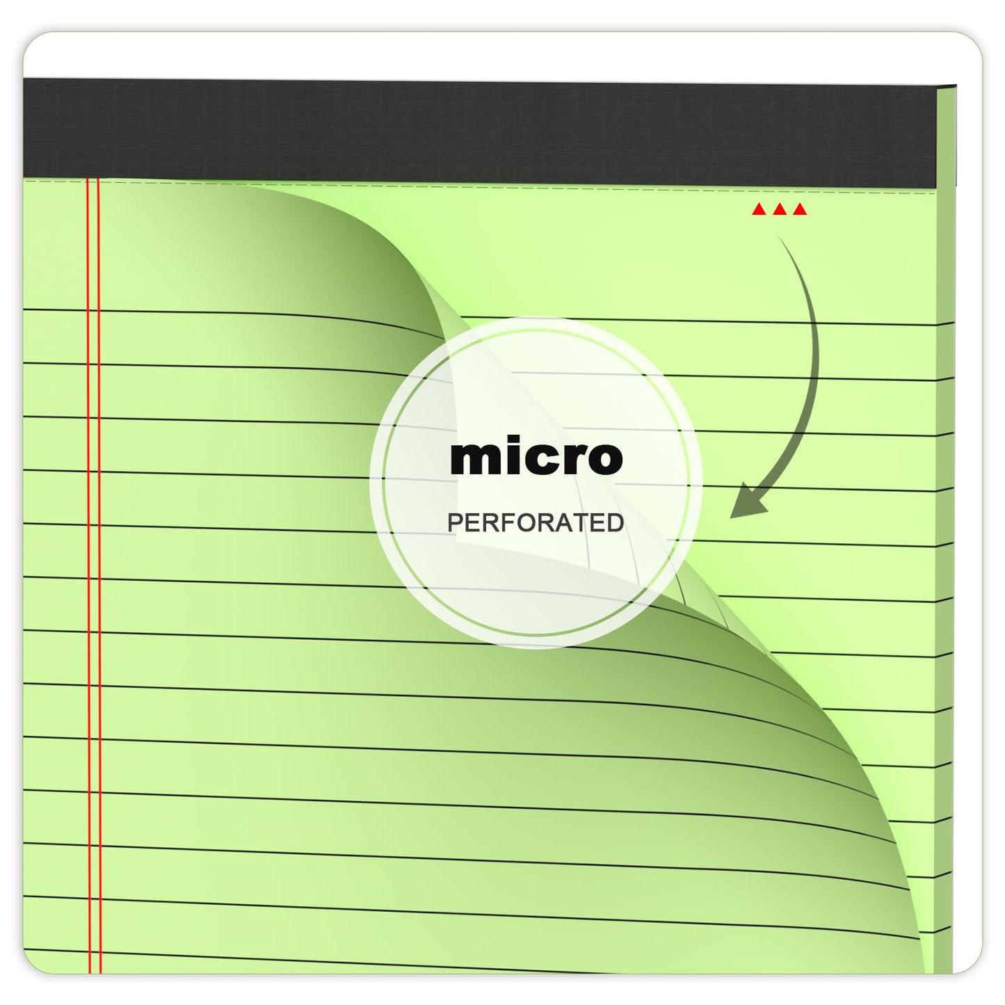 AILZFEI 5pcs Colored Note Pads 5x8 College Ruled Small Legal Pads Paper Notepads 5 Pack Study Back Writing Pads 5 x 8 Paper Pads Perforated Narrow Ruled Pads of Paper 30 Sheets/Pack