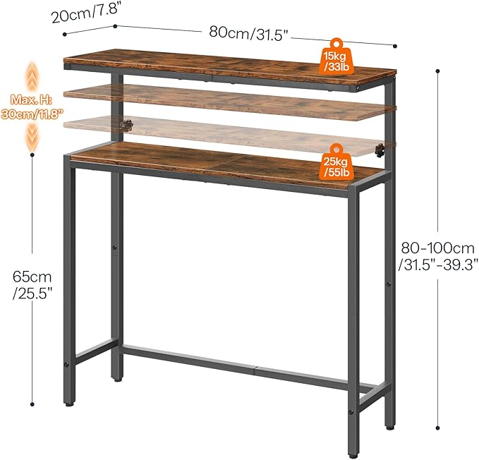 HOOBRO Narrow Console Table