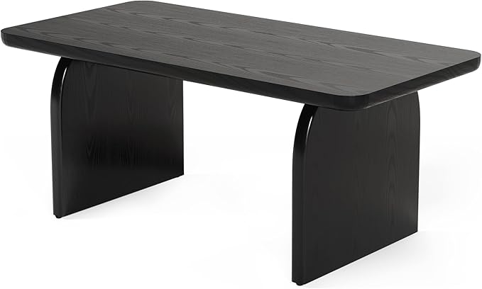 LITTLE TREE Farmhouse Coffee Table, 47 Inches Wooden Center Tables