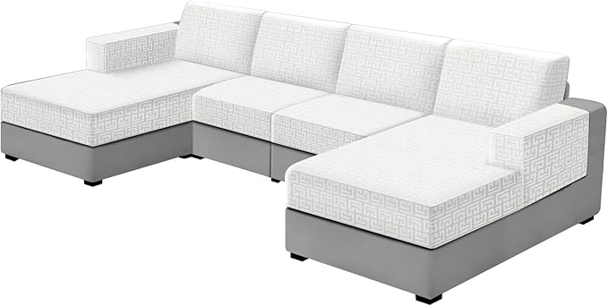 UNBBRRL 10 Pieces Stretch Sofa Cushion Covers