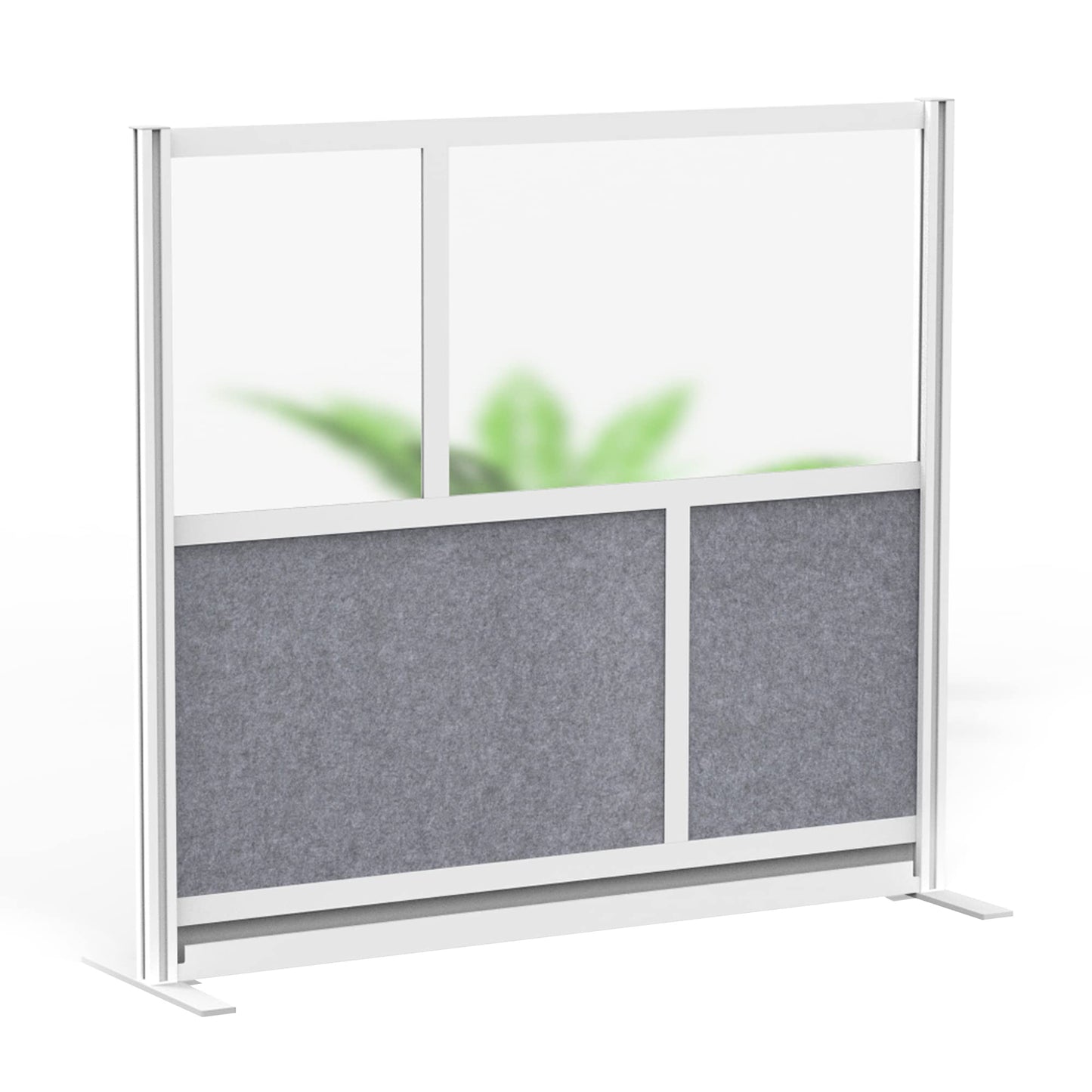 Luxor MW-5348-FCG Modular Room Divider Wall System - 53" x 48" Starter Wall