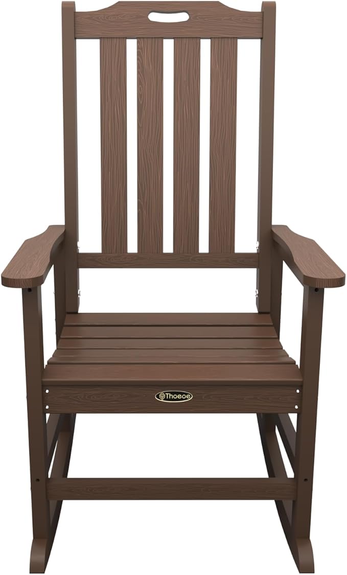 THOEOE Oversized Rocking Chair Set of 4, Outdoor Rocking Chair