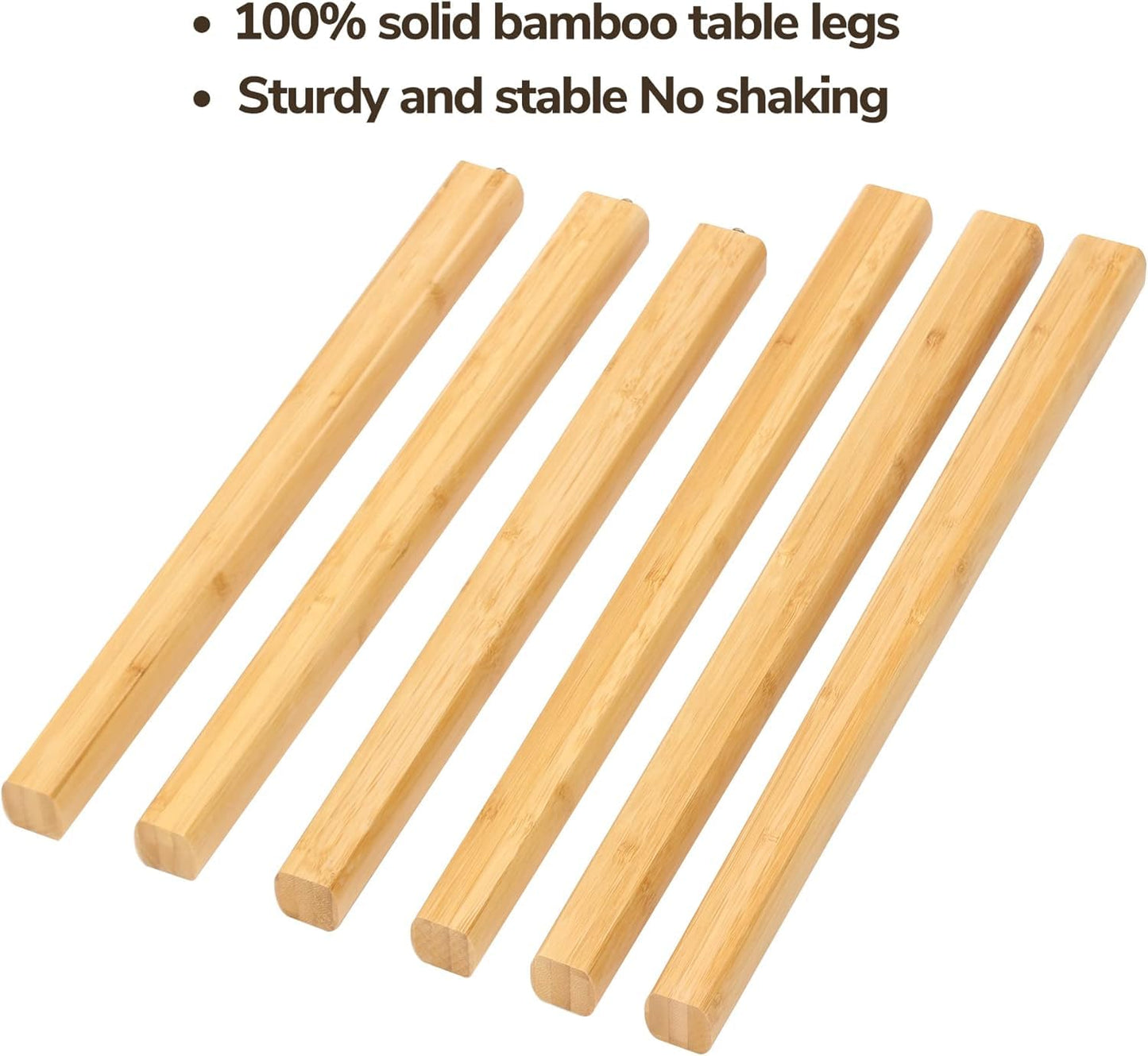 BAMEOS Bamboo Nesting Triangle End Table,Set of 2 Side Table Modern Minimalist Coffee Table for Living Room (Walunt)