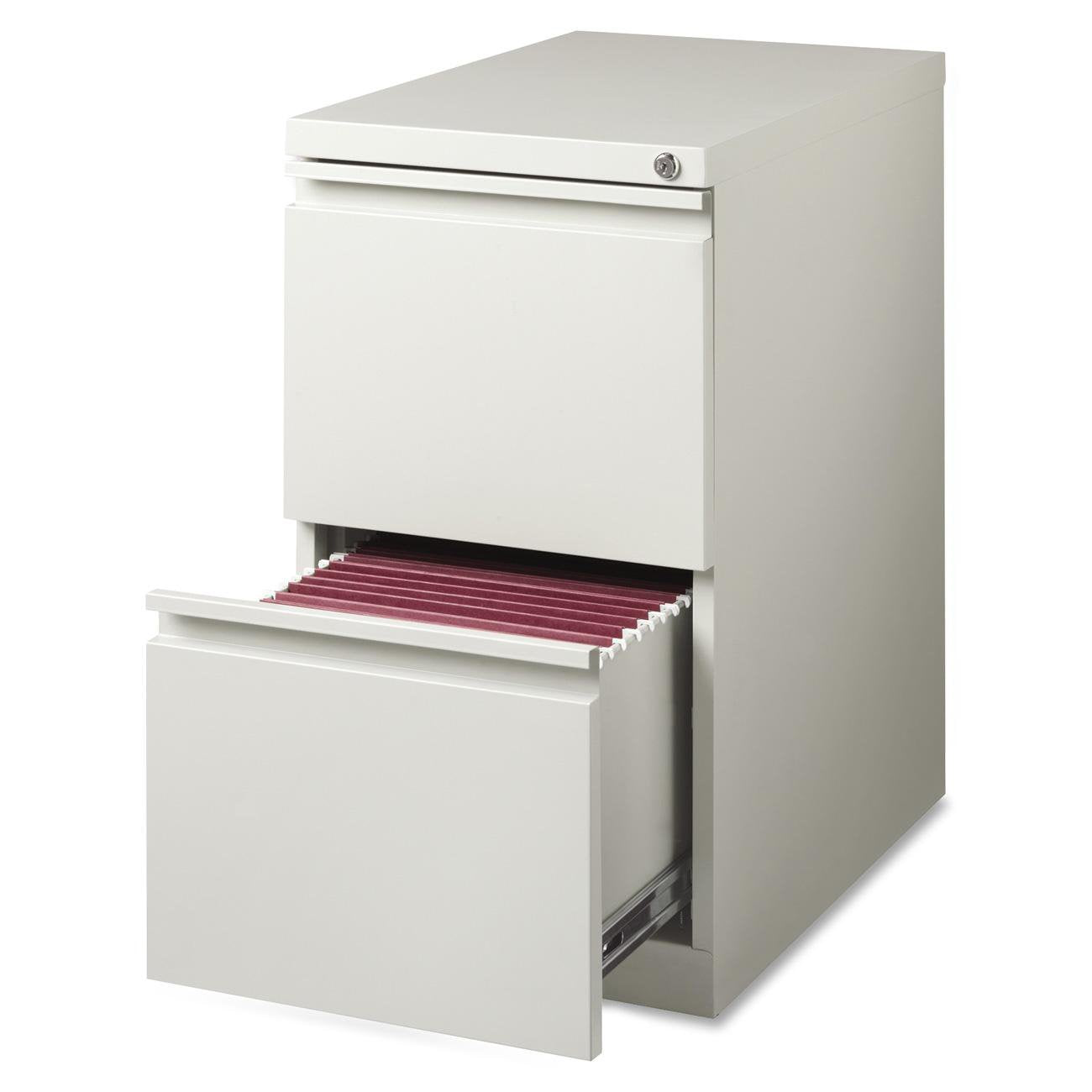 Lorell LLR49525 Mobile File Pedestal, Light Gray
