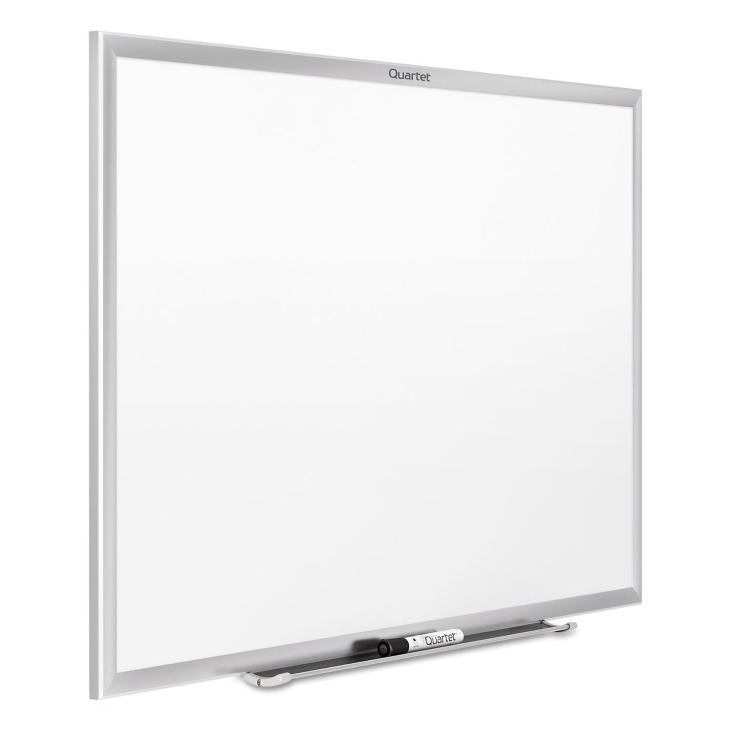 Quartet Magnetic Dry Erase White Board, 48"W x 36"H Whiteboard, Nano-Clean Surface Resists Ink Stains, Silver Aluminum Frame (SM534)