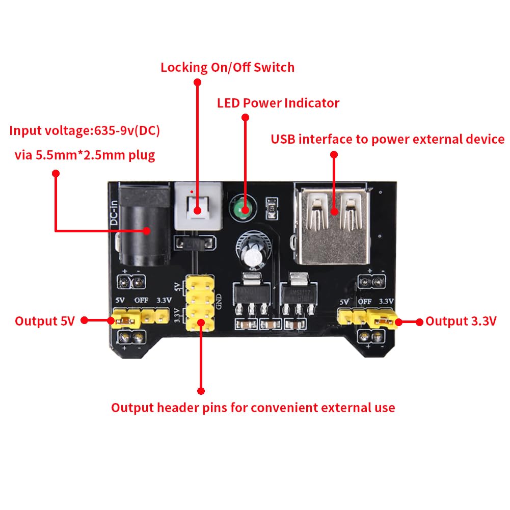 REXQualis Super Starter Kit Based on Arduino UNO R3 with Tutorial and Controller Board Compatible with Arduino IDE