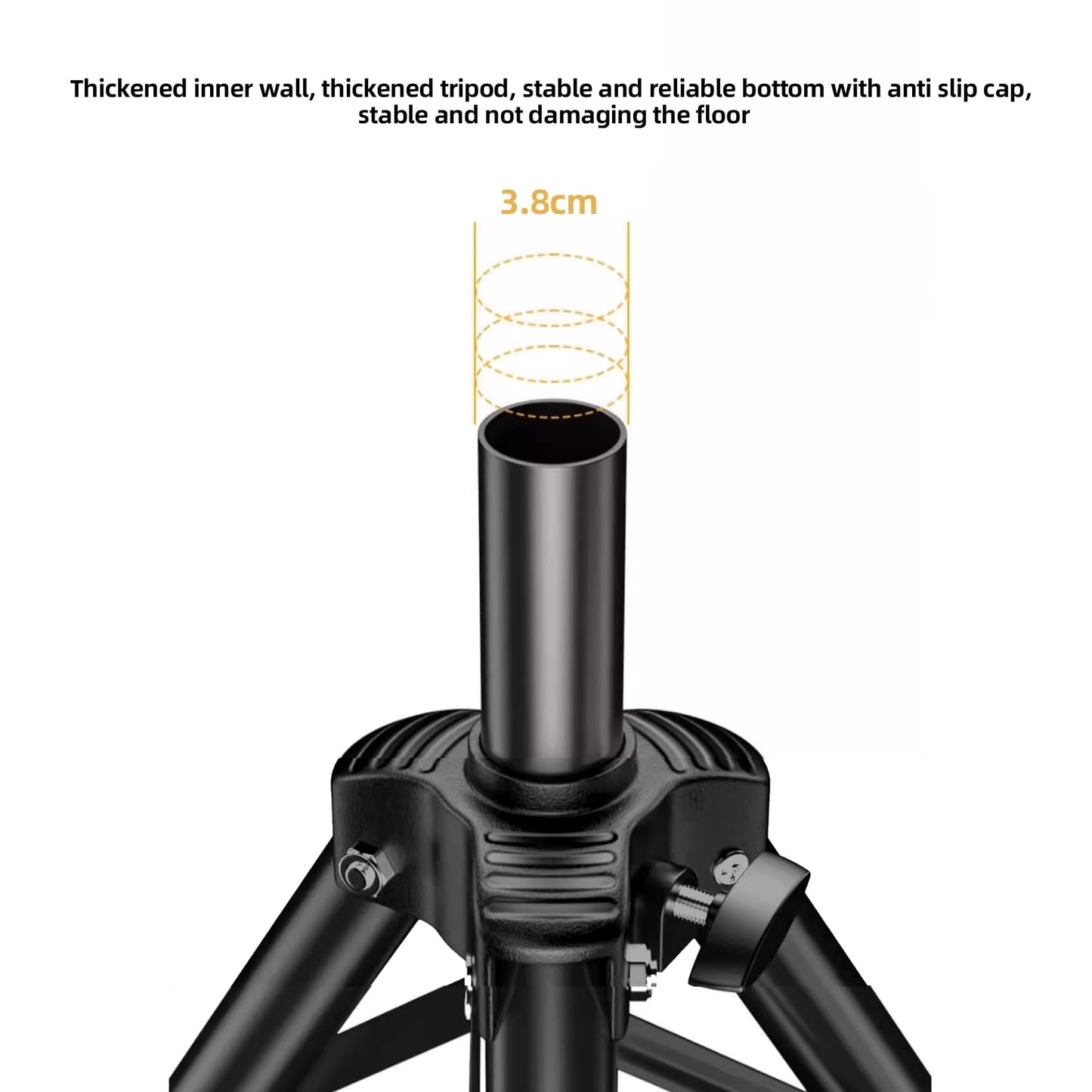 3Dhologramfan Stand with Multi-Function Base，3D holographic fan Tripod Stand, holographic Fan Foldable Stand,Fits 15.5-39.4 inch Holographic Projector(3D holographic fan not included)
