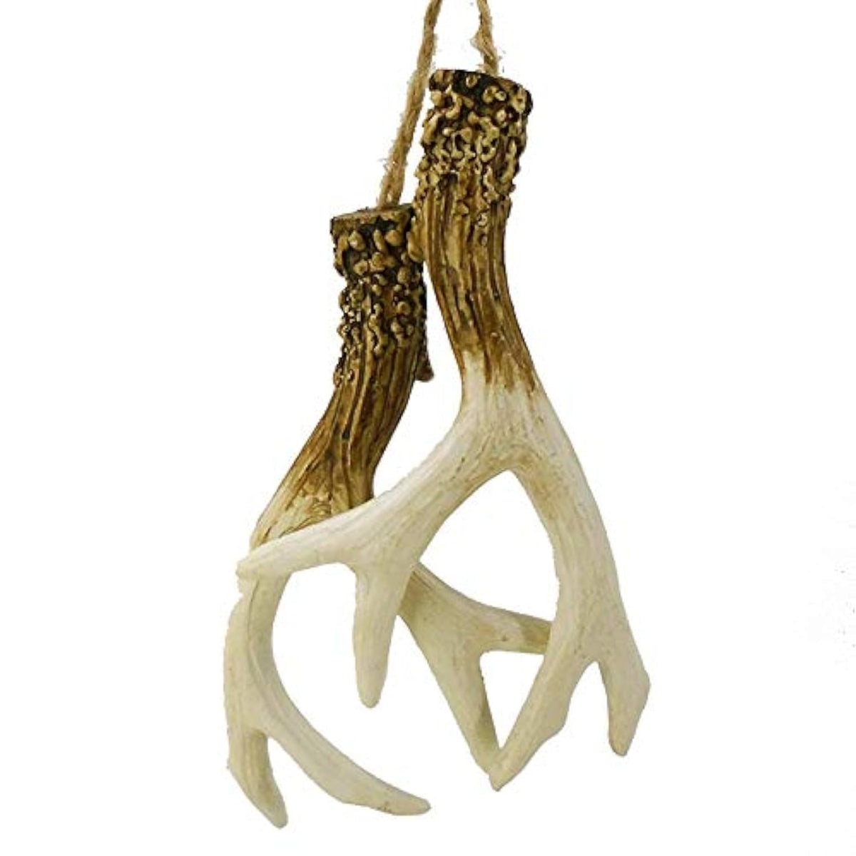 The Bridge Collection Pair of Faux Deer Antlers Ornament for Hunter