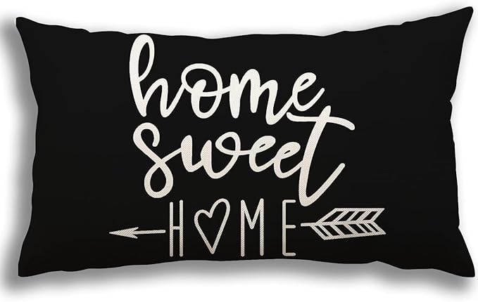 YCOLL Lumbar Pillow Covers 12x20 Set of 4, Modern Sofa Throw Pillow Cover
