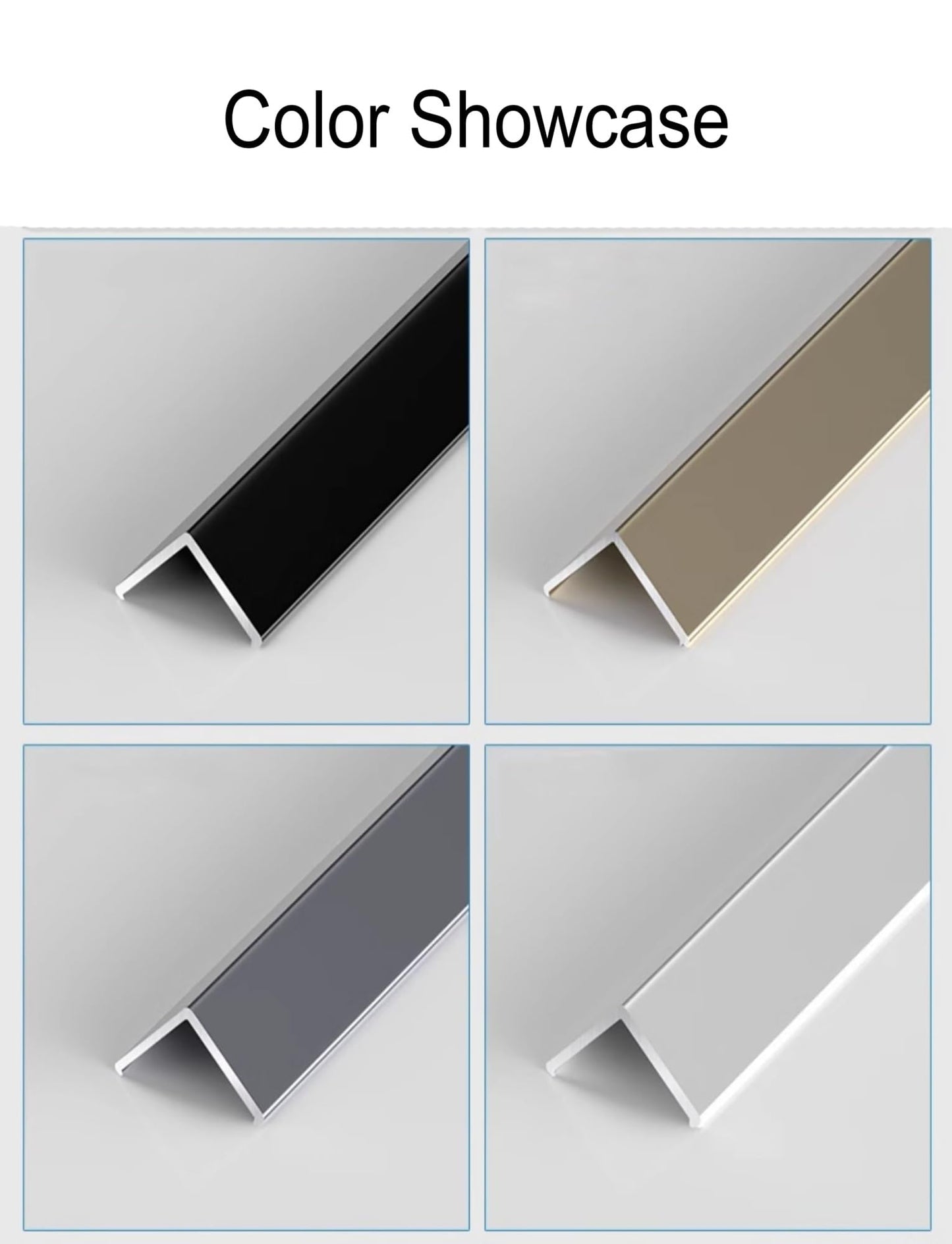 Thickened Gold Aluminum Alloy Corner Protector 71in/180cm - No Hole Punching, Durable Edge Guard for Home & Office Safety, Stylish Furniture Corner Protection, Decorative Corner Guard