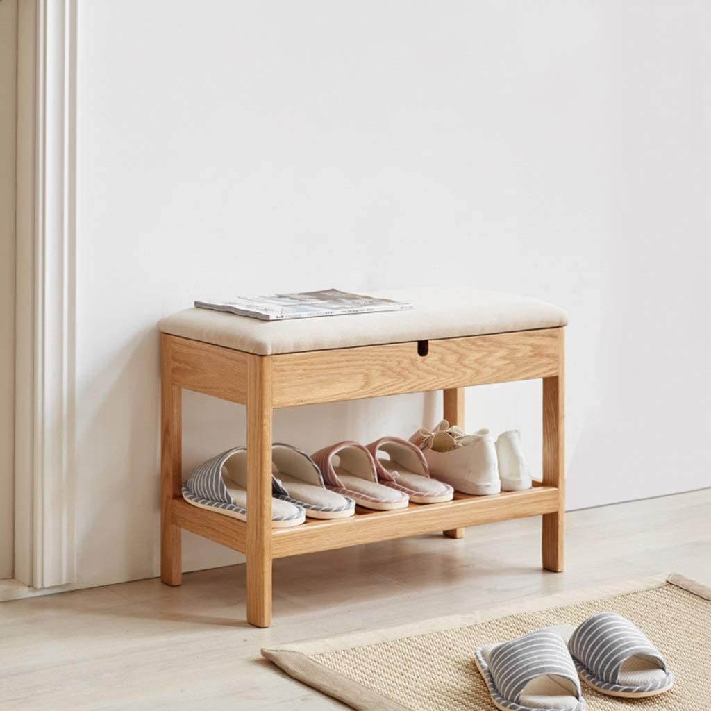 Benches Garden Bench Outdoor Patio Seating Backless Park Chair Lawn Path Slatted Seats,Nordic Style Shoe Bench Entryway Storage Ottoman Solid Wood Shoe Changing Stool Elegant Bedroom End Ben