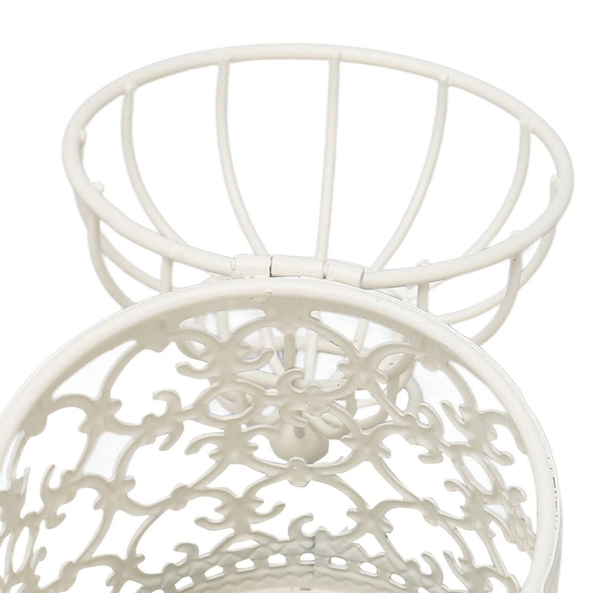 Kuuleyn Mini Small Metal Moroccan Lantern Decorative,Tealight Lantern Hollow Pattern Decorative,Birdcage Candle Holder for Dining Table Wedding Party