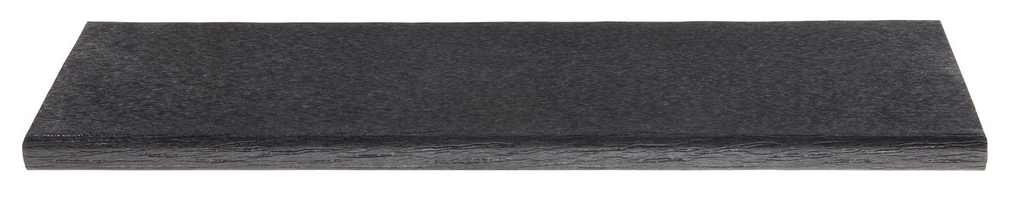 POLYWOOD GNB48BL Vineyard 48" Bench, Black & SBT18BL South Beach 18" Outdoor Side Table, Black