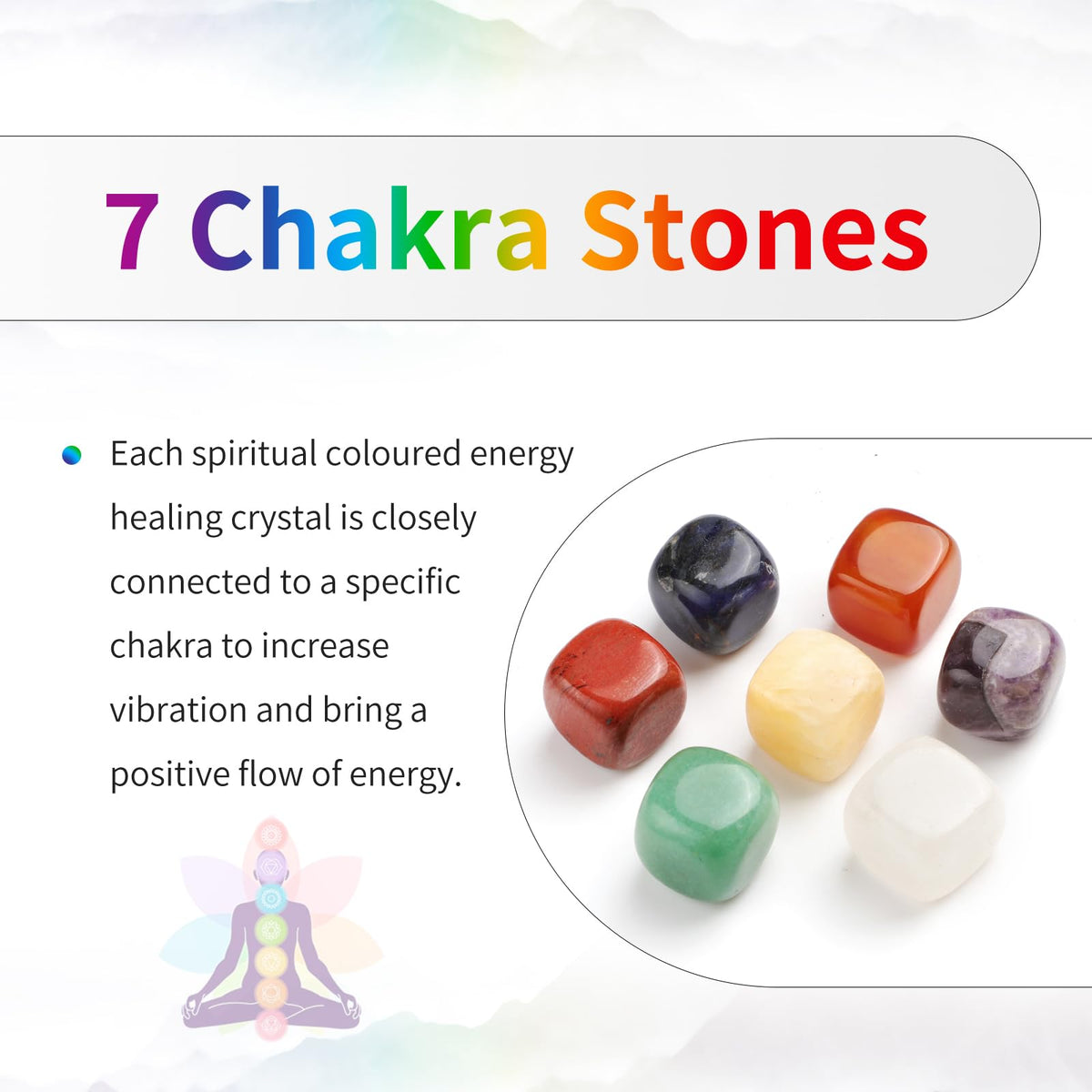 TUMBEELLUWA Healing Crystal Pendulum 7 Chakra Pendulums for Dowsing