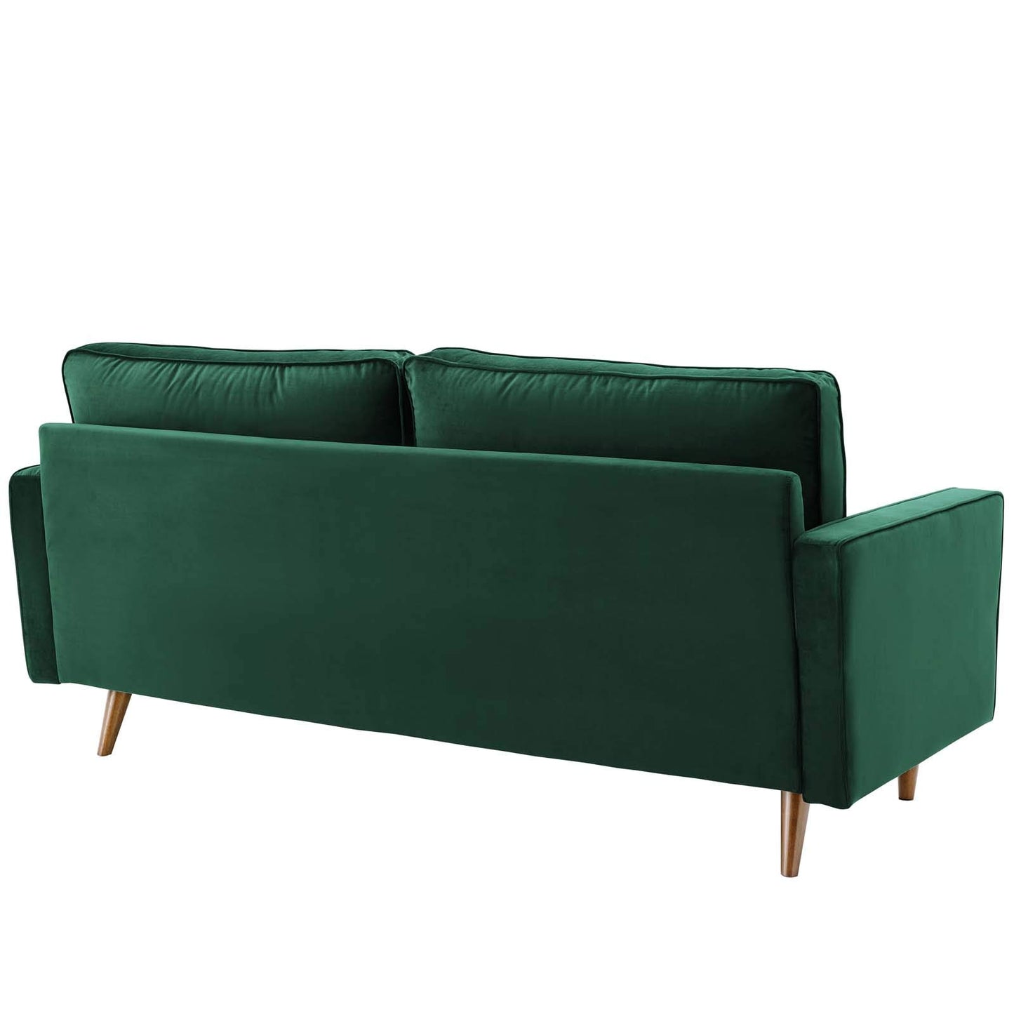 Modway EEI-3764-GRN Valour Performance Velvet Sofa, Green