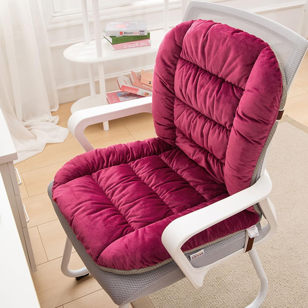 GKWW Desk Chair Cushion Office Chair Cushions with Removable Cover Soft Seat Pad Dorm Seat Pad with Back Support Rocking Chair Cushions,90×50cm